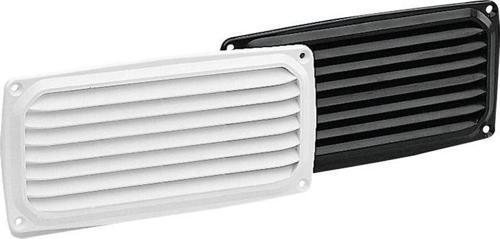 Ventilation Shaft Grilles Cover, 200x100mm, Black