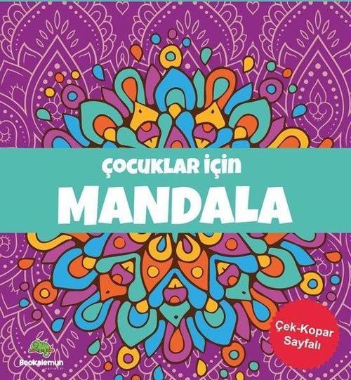 Çocuklar İçin Mandala - Mor