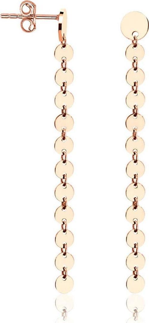 Pullu Rose Küpe İtalyan Tasarım