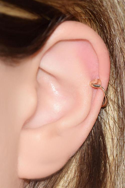 Tragus Kalpli Altın Kıkırdak Küpe
