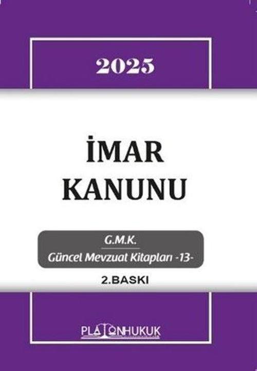 2025 İmar Kanunu - GMK Güncel Mevzuat Kitapları 13