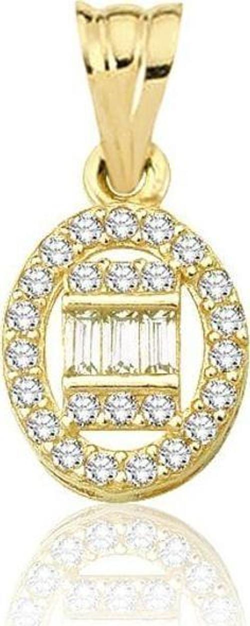 Oval Baget Kolye Ucu