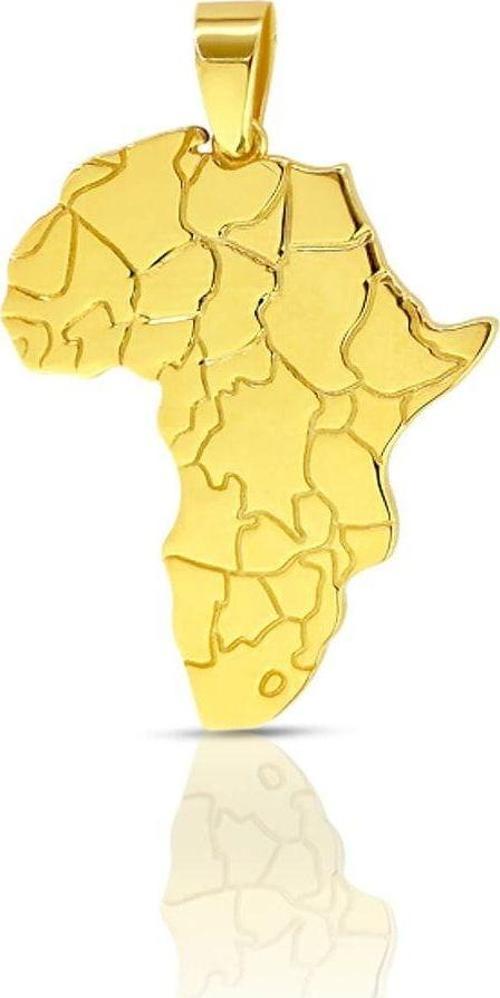 Afrika Altın Kolye Ucu