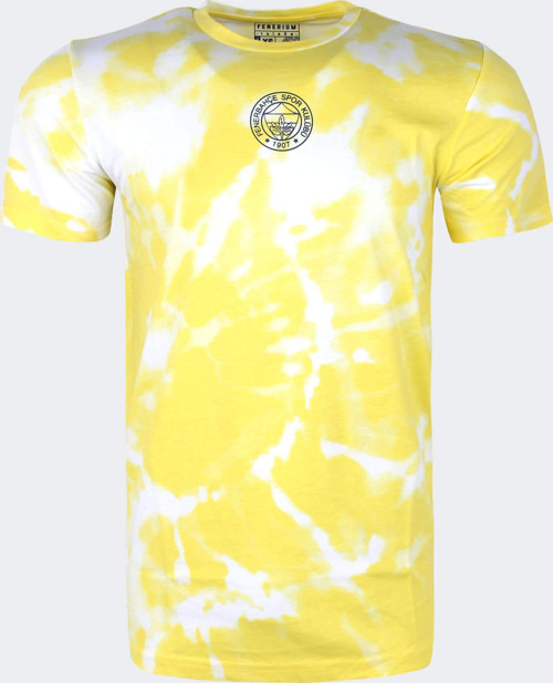 ERKEK TRIBUN SARI BEYAZ BATİK TSHIRT