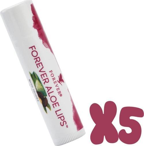 Aloe Lips Dudak Koruyucu Bakımı Ve Nemlendirici Krem - 5 Adet