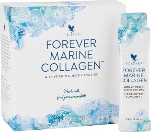 Forever Marine Collagen-Balık Kollajeni, Vitamin C, Biotin ve Çinko İçeren Sıvı Takviye Edici Gıda