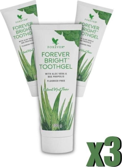 Bright Toothgel Diş Macunu- 3 Adet Aloe Vera ve Propolis vardır.Florür İçermez-130 Gr