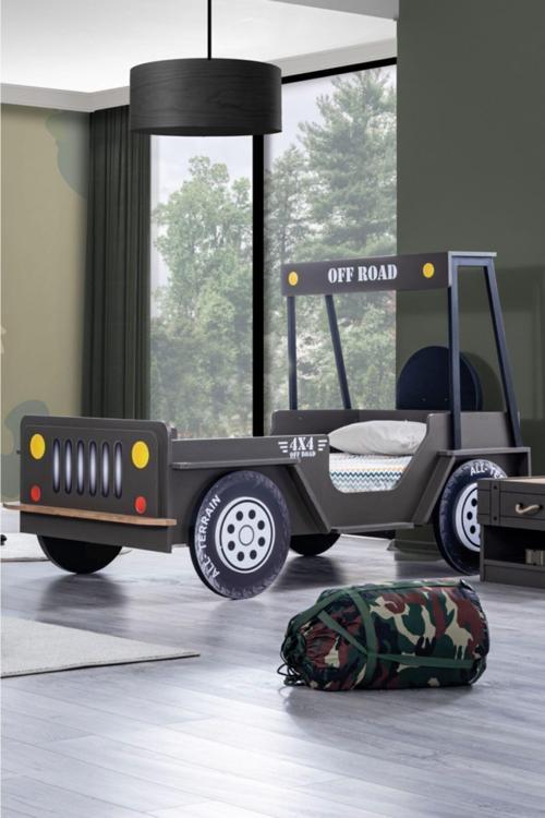 Montessori Karyola, Offroad Plus Çocuk Yatak - Jeep Karyola