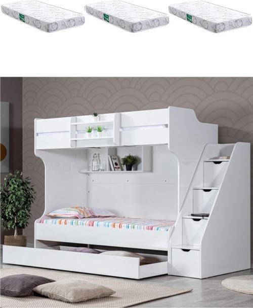Ranza, Kardem Yavrulu Ranza - Beyaz + 3 Adet Comfort Yatak