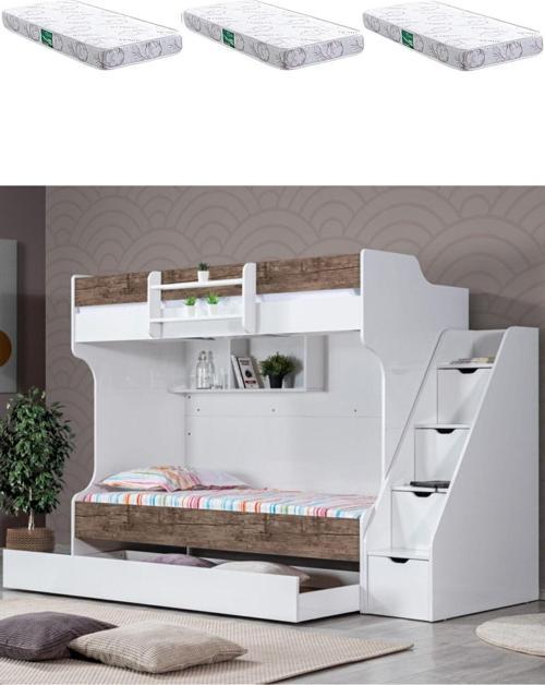 Ranza, Kardem Yavrulu Ranza - Ceviz + 3 Adet Comfort Yatak