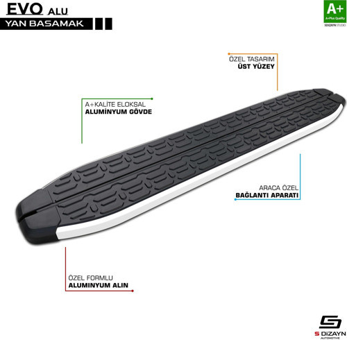 Evo Aluminyum Yan Basamak Profil 253 Cm