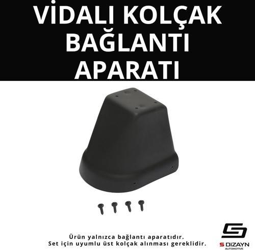 S-Dizayn Opel Corsa C ABS Vidalı Kol Dayama Kolçak Alt Adaptör 2001-2011 A+Kalite