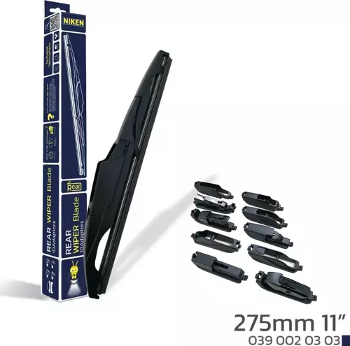 NIKEN 275mm 11\'\' 10 APARATLI ARKA SİLECEK SÜPÜRGESİ