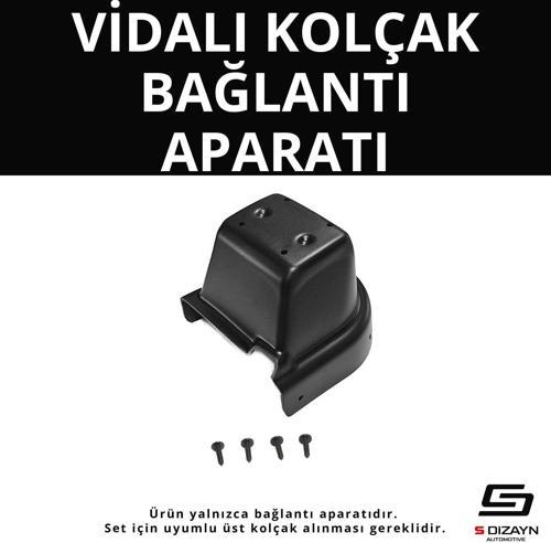 S-Dizayn Hyundai Accent Blue Vidalı Kol Dayama Kolçak Alt Adaptör 2011-2017 A+ Kalite