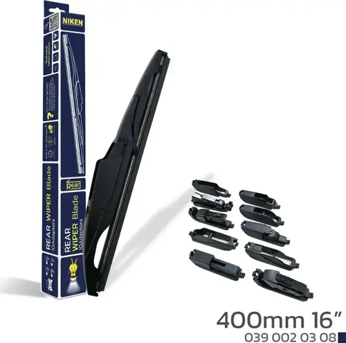 NIKEN 400mm 16\'\' 10 APARATLI ARKA SİLECEK SÜPÜRGESİ