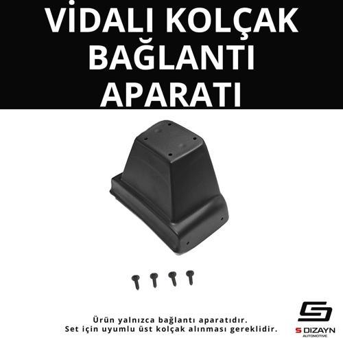 S-Dizayn Ford Connect ABS Vidalı Kol Dayama Kolçak Alt Adaptör 2009-2014 A+Kalite