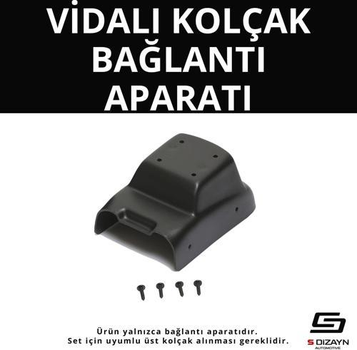 S-Dizayn Citroen C-Elysee Vidalı Kol Dayama Kolçak Alt Adaptör 2012 Üzeri A+ Kalite