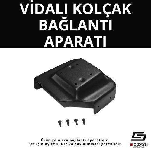 S-Dizayn Hyundai i20 ABS Vidalı Kol Dayama Kolçak Alt Adaptör 2014-2020 A+Kalite