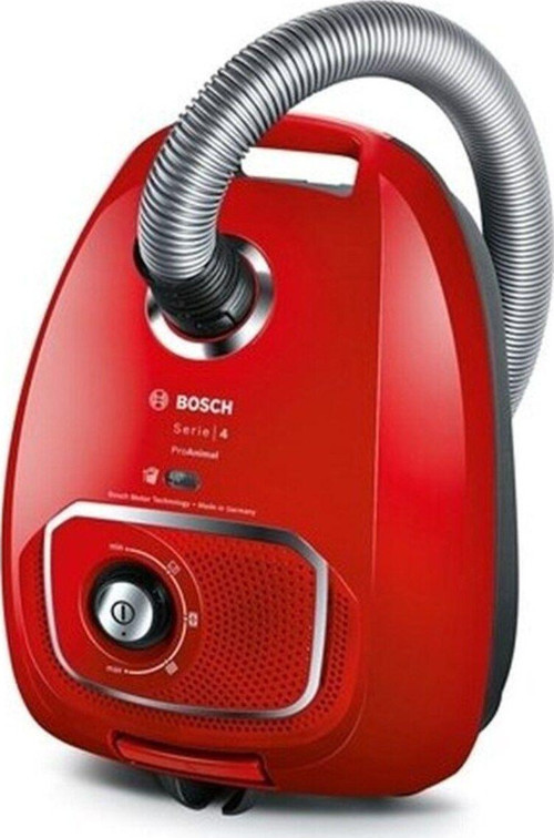 Bgls4pet2 600 W Toz Torbalı Süpürge Proanimal Kırmızı Hepa H13 Filtre