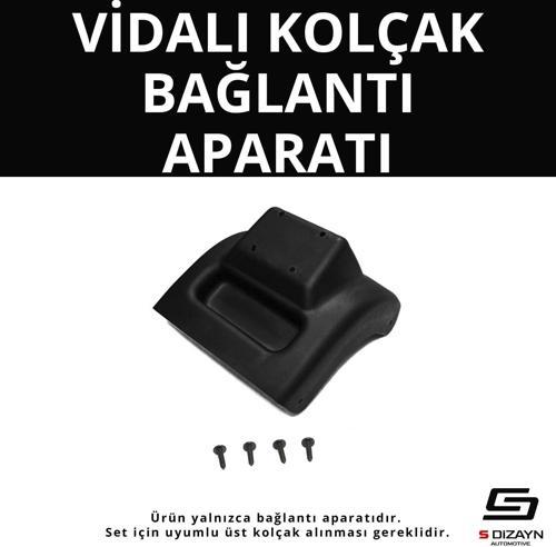 S-Dizayn Ford Focus 2 ABS Vidalı Kol Dayama Kolçak Alt Adaptör 2005-2011 A+Kalite