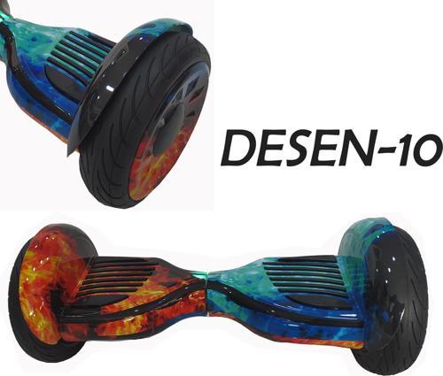 10"İnch Smart Scooter Elektrikli Kaykay Hoverboard Samsung Batarya +Bluetooth +Kumanda+Çanta