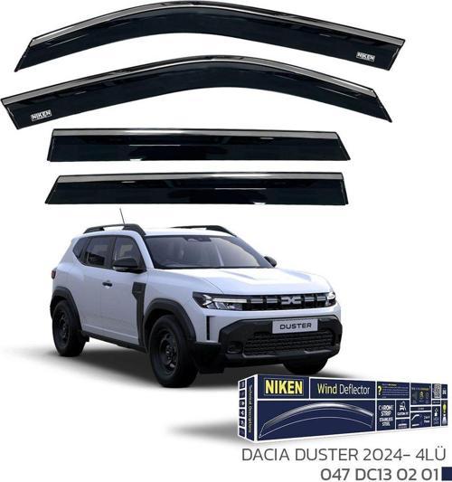 RENAULT DUSTER 2024 - KROMLU CAM RÜZGARLIĞI 4LÜ