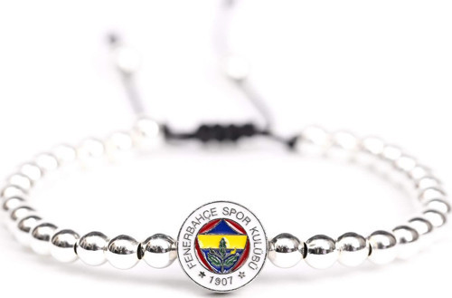 FB LOGO İNCE HEMATİT DOĞALTAŞ BİLEKLİ