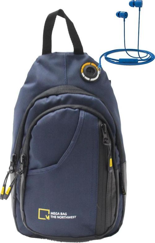 M 1021 Mega Bag Unisex Göğüs Çapraz Çanta, Body Bag