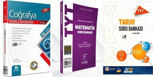 TYT Hız ve Renk Tarih Karekök Matematik Bilgi Sarmal Coğrafya Soru Bankası 3 Kitap Set