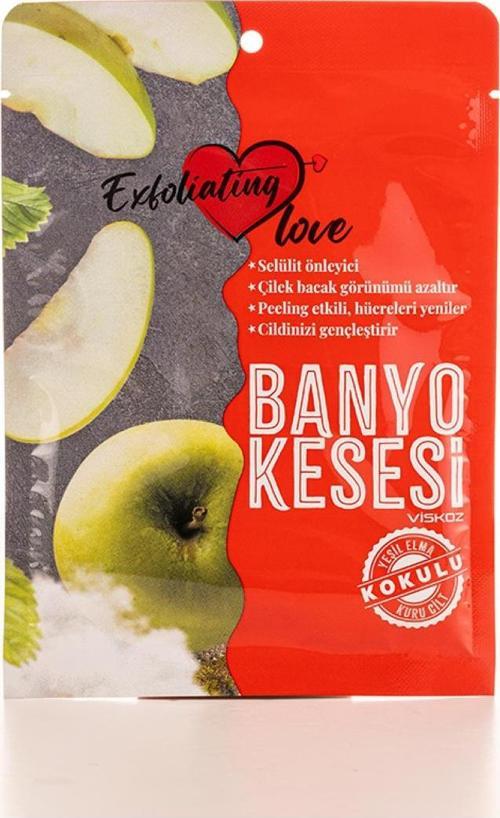  KURU CİLT YEŞİL ELMA KOKULU KESE İNCE %100 VİSKOZ