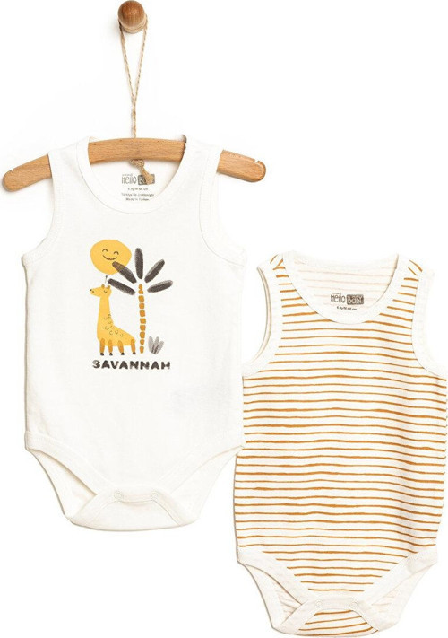 HelloBaby 2'li Atlet Body Kız Bebek