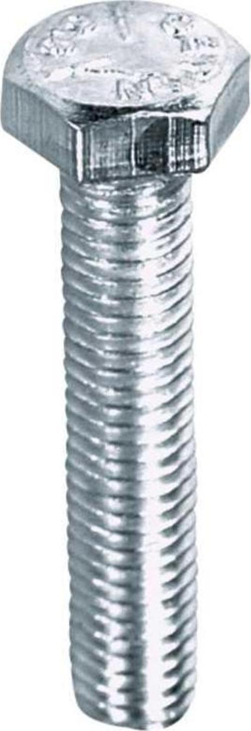 M5X20 DIN933 Cıvata(ALTIGEN) 8.8 Beyaz 5 Li Paket