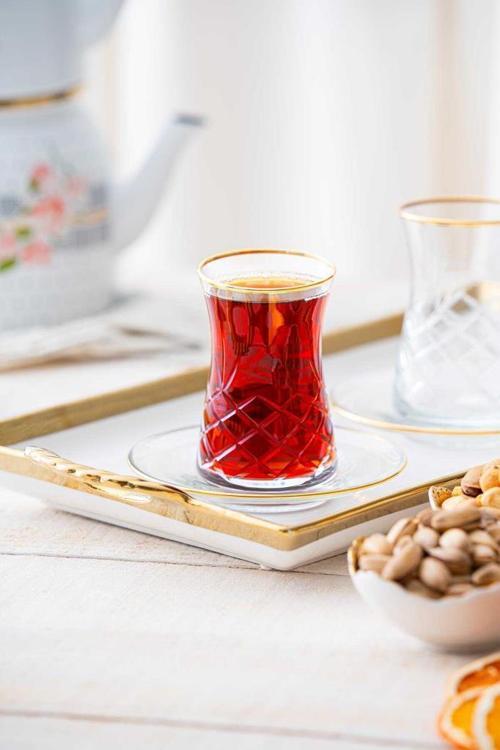 Roland Gold 12 Parça Çay Seti HMS-06750