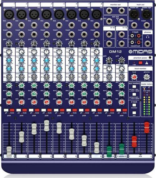 DM12 12 Kanal Analog Mikser