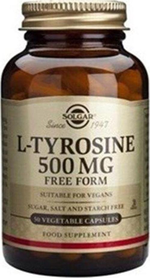 L-tyrosine 500 Mg 50 Kapsül