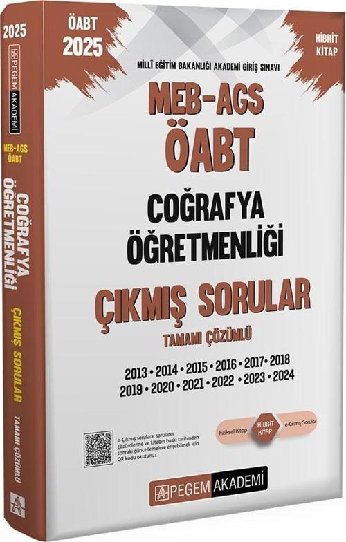 2025 MEB-AGS-ÖABT Coğrafya Öğretmenliği Çıkmış Sorular