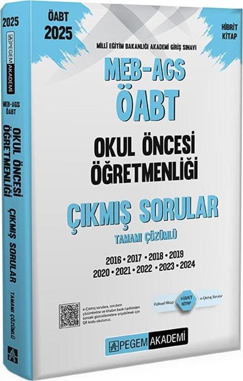 2025 MEB-AGS-ÖABT Okul Öncesi Öğretmenliği Çıkmış Sorular