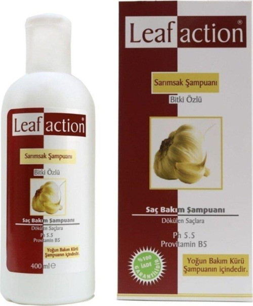 Leafaction Sarımsak Şampuanı 400 Ml 3 Kutu