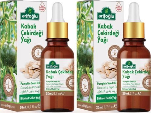 Kabak Çekirdeği Yağı 20Ml 2 Li Set