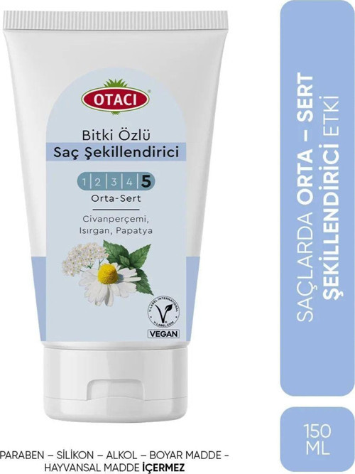 Bitkisel Saç Şekillendirici Orta Sert 150Ml
