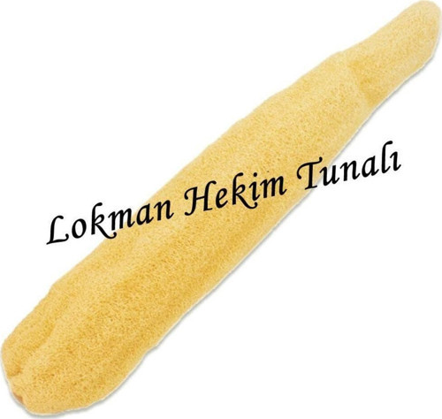Tunalı Lokman Hekim Doğal Uzun Kabak Lifi Kese Kabak Kesesi - İşlenmemiş - 40*50 Cm