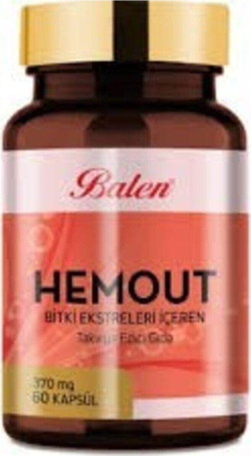 Hemout Bitki Ekstreleri Içeren Kapsül 60 Kapsül 370 Mg.
