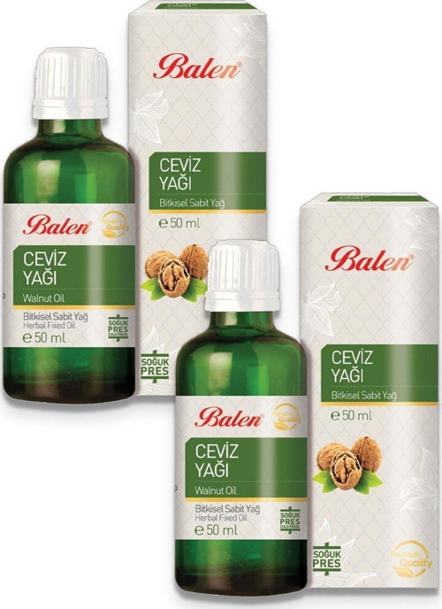 Ceviz Yağı Soğuk Pres 50 Ml 2 Adet