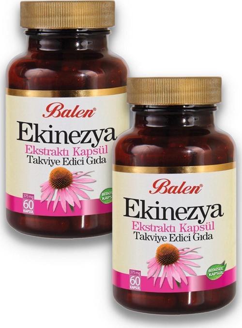 2 Adet Ekinezya Ekstraktı + Vitamin C 375 Mg 60 + 60 Kapsül
