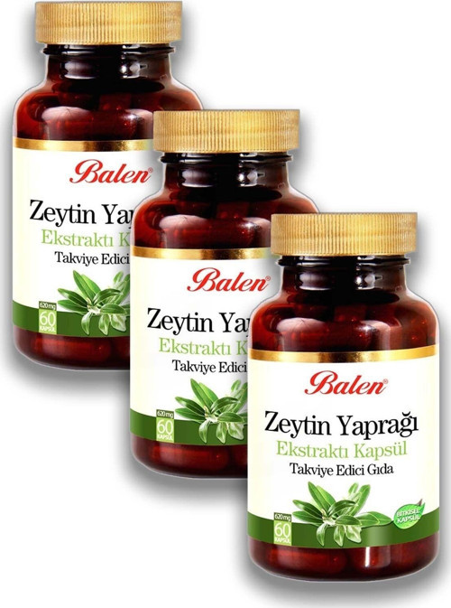 Zeytin Yaprağı Ekstraktı 620 Mg 3 X 60 Kapsül
