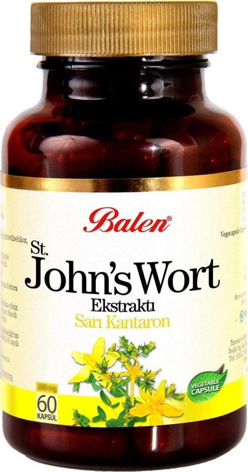 Johns Wort Ekstraktı Sarı Kantaron Kapsül 60 Kapsül