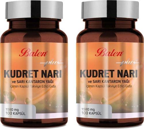 Kudret Narı-Sarı Kantaron Yağı Soft Kapsül 100 Kap X 2 Adet