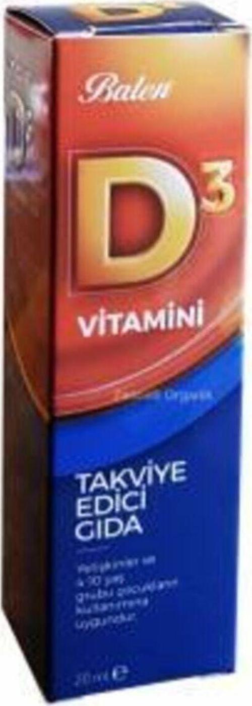 D3 Vitamini 15 Ml (Sıvı D Vitamini)