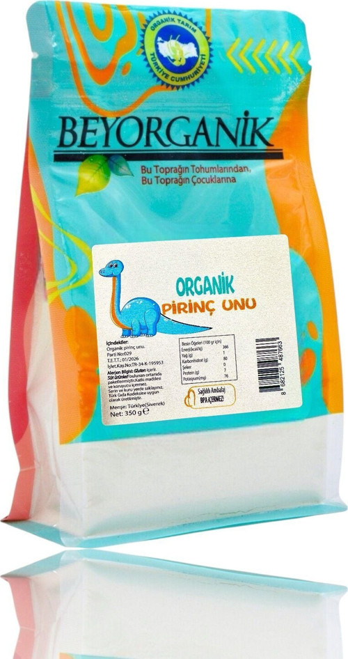Organik Bebek Pirinç Unu 350Gr