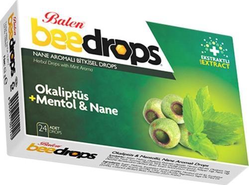 Bitkisel Drops Boğaz Pastili 24 Drops Okaliptüs+Mentol Ve Nane